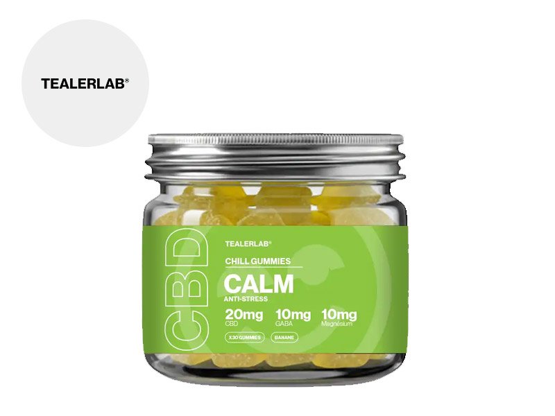 Gummies Banane CBD No Stress - TealerLab