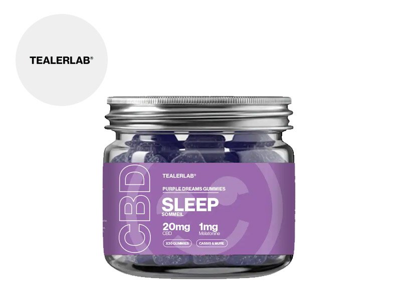 Gummies Mûre CBD Bon Sommeil - TealerLab