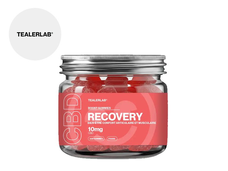 Gummies Fraise CBD Relaxants - TealerLab