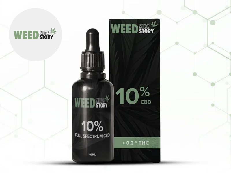 Huile CBD 10% bio - Weed Side Story