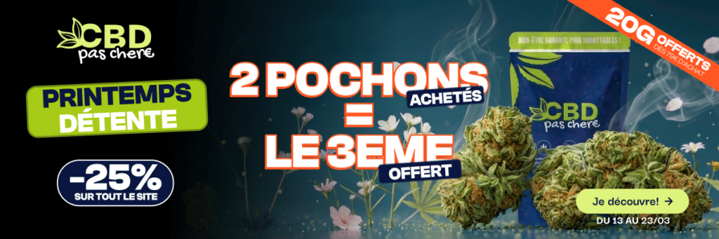 CBD Pas Chère Printemps détente